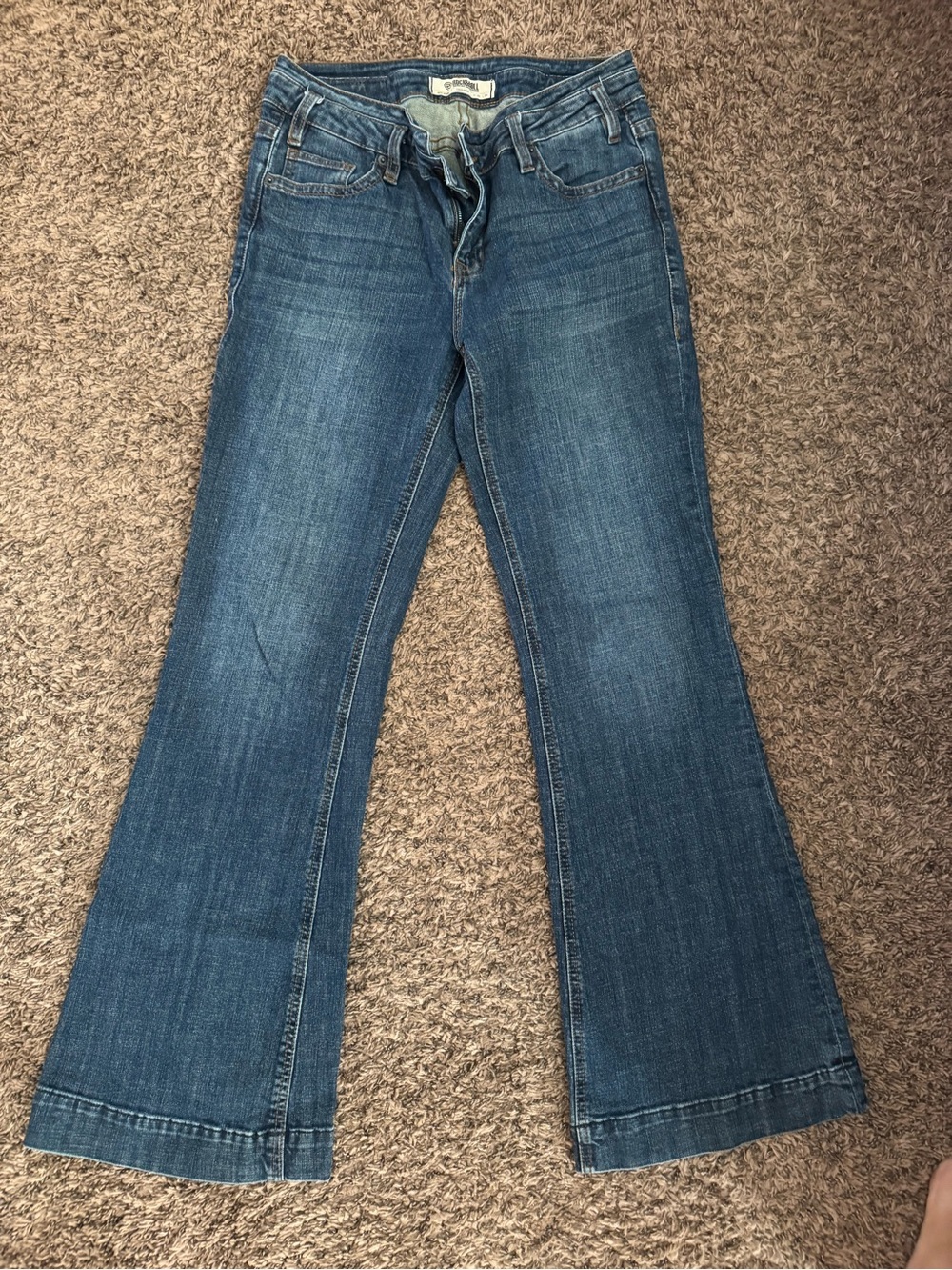 Women’s Blue Bootcut Jeans - Rock and Roll Denim